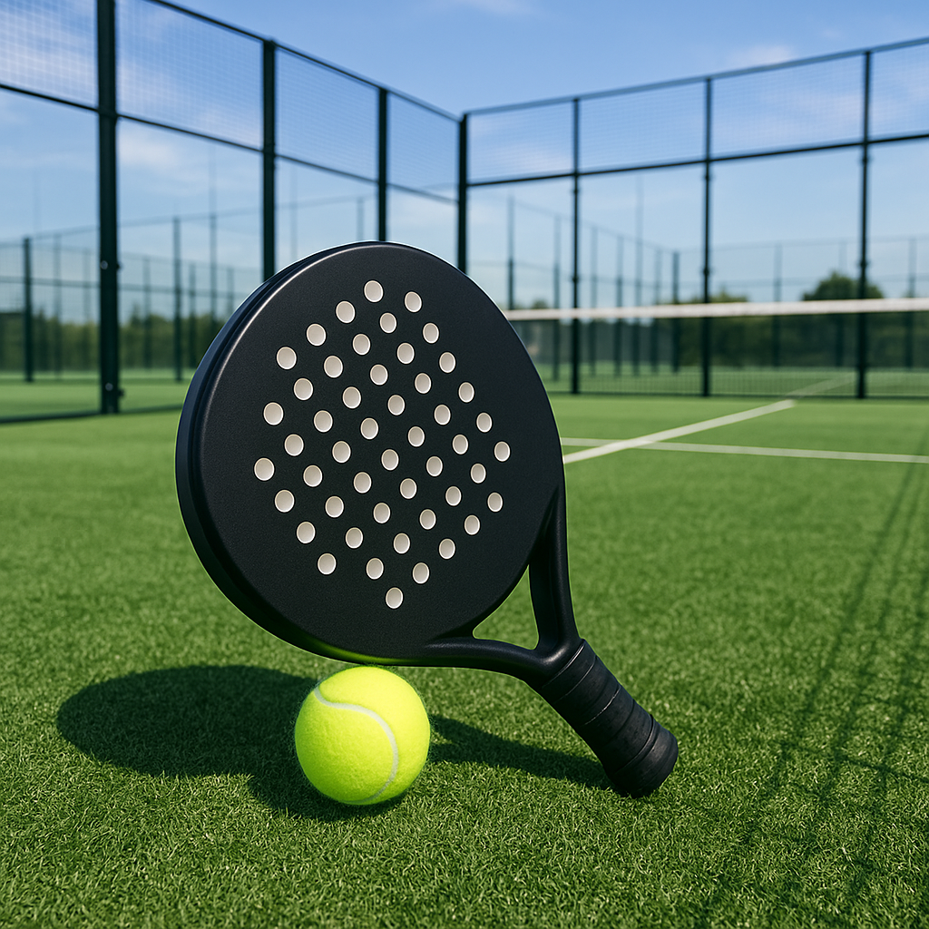 Cancha de futbolito con pasto sintético realista