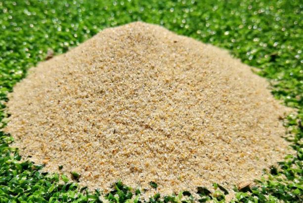 Arena de sílice para relleno de césped sintético